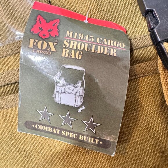 Fox Outdoor NWT M1945 Military Canvas Cargo Shoulder Bag Cotton Adjustable Strap - Picture 3 of 12